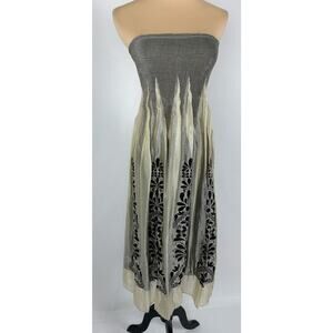 Lapis One Size Convertible Strapless Midi Dress Skirt Indie Y2K Anthropologie